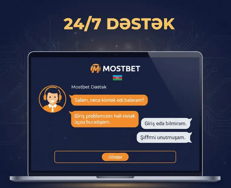 Mostbet login dəstək xidməti